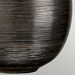 Настольная лампа с круглым фарфоровым основанием ручной работы с покрытием глазурью и белым абажуром из искусственного шелка Elstead Lighting варинант исполнения - 5 | Loft Concept в Твери