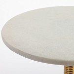 Кофейный стол с белой столешницей из мрамора Table White Marble варинант исполнения - 1 | Loft Concept в Твери
