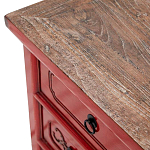 Деревянная ТВ-тумба в китайском стиле с 5-ю выдвижными ящиками Chinese TV Stand Red варинант исполнения - 3 | Loft Concept в Твери