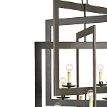 Люстра из пересекающихся квадратных элементов Intersecting Squares варинант исполнения - 1 | Loft Concept в Твери