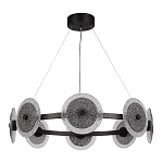 Люстра с плафонами из фактурного двойного стекла Heterochromia варинант исполнения - 5 | Loft Concept в Твери