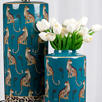 Ваза фарфоровая с крышкой Leopard Ccollection варинант исполнения - 4 | Loft Concept в Твери