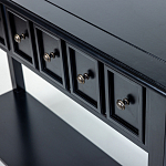 Черная консоль с выдвижными ящиками Monica варинант исполнения - 3 | Loft Concept в Твери