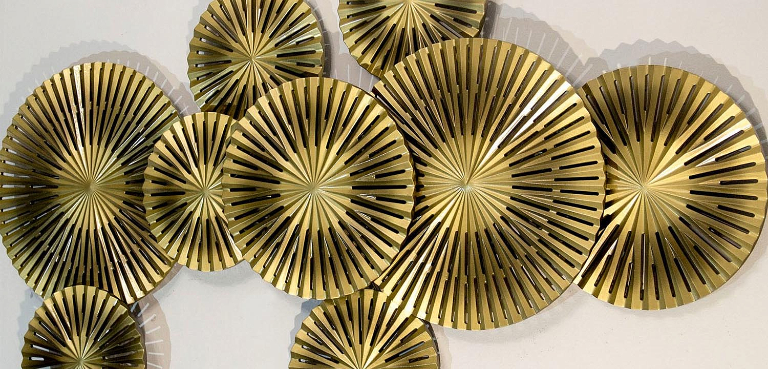 Арт-объект Apollo Brown and Gold Wall Plaque Disc gap 9 Арт-объект Apollo Brown and Gold Wall Plaque Disc gap 9 - Loft-Concept в Твери