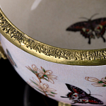Фарфоровая чаша с бронзовыми элементами Eden Garden варинант исполнения - 6 | Loft Concept в Твери