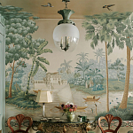 Обои ручная роспись River Scenes of Bengal Kolkata варинант исполнения - 1 | Loft Concept в Твери