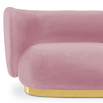 Диван с обивкой из искусственного меха Ambrose Soft Sofa варинант исполнения - 4 | Loft Concept в Твери