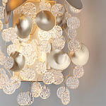 Бра с декоративными подвесками из прозрачного стекла в форме монеток FAIRYTREE Light варинант исполнения - 4 | Loft Concept в Твери