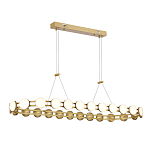 Люстра овальная с круглыми светодиодными источниками света Maxine Light варинант исполнения - 1 | Loft Concept в Твери