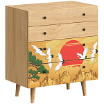 Комод с принтом на ящиках Elise Chest of Drawers варинант исполнения - 16 | Loft Concept в Твери