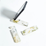 Подставка для телефона из эпоксидной смолы с цветами розовая Epoxy Flowers Phone Stand Pink варинант исполнения - 2 | Loft Concept в Твери