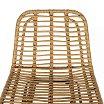 Стул барный с ротанговым плетением Half Bar Chair with Wicker без подлокотников варинант исполнения - 5 | Loft Concept в Твери