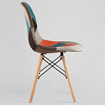 Стул с обивкой в технике пэчворк DSW варинант исполнения - 3 | Loft Concept в Твери