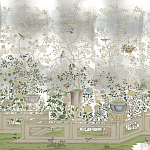 Обои ручная роспись Temple Newsam White Gold gilded silk варинант исполнения - 1 | Loft Concept в Твери