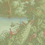 Обои ручная роспись Le Brésil Pastel варинант исполнения - 1 | Loft Concept в Твери