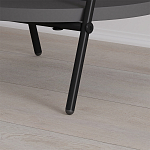 Стол приставной с 2-мя круглыми столешницами цвета антрацит ESSEL SIDE TABLE ANTHRACITE варинант исполнения - 2 | Loft Concept в Твери