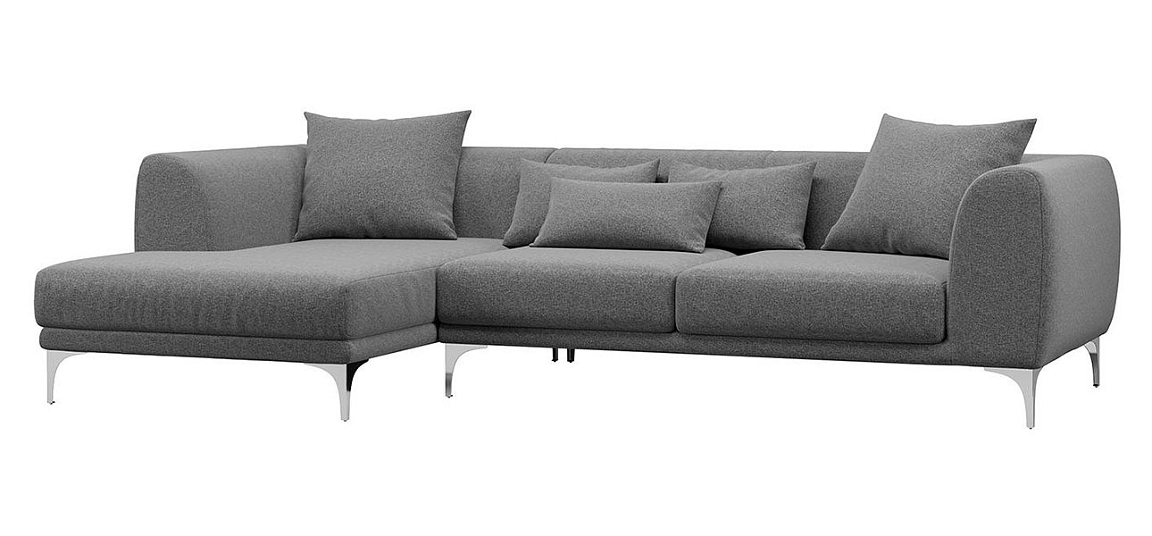 Диван серый угловой Брайан Brian Collection - Loft-Concept в Твери