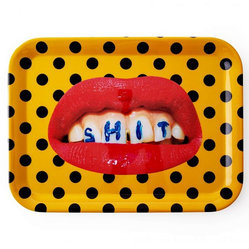 Поднос Seletti Shit Желтый Мульти Поднос Seletti Shit Желтый Мульти в Твери | Loft Concept