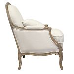 Кресло Ava Classical Armchair beige flax варинант исполнения - 1 | Loft Concept в Твери