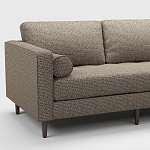 Мебельная ткань Шенилл коричневый цвет 142 см T4-54 варинант исполнения - 5 | Loft Concept в Твери