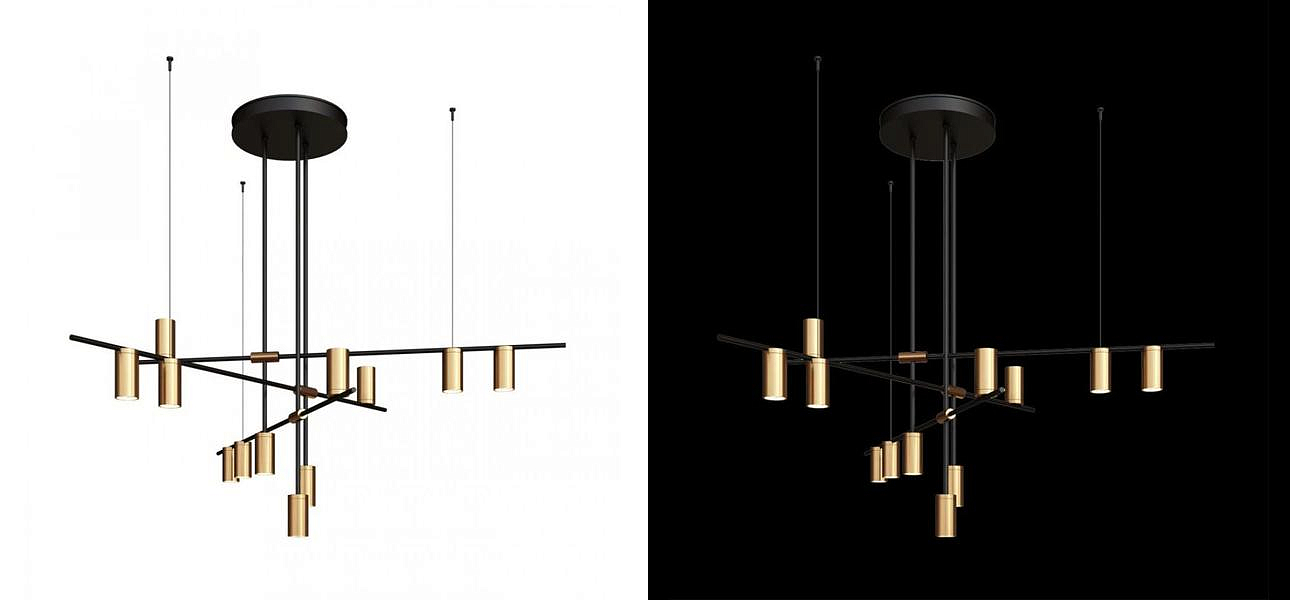 Подвесной светильник TRIBES CHANDELIER 12 плафонов Подвесной светильник TRIBES CHANDELIER 12 плафонов - Loft-Concept в Твери