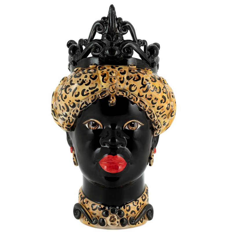 Ваза Abhika VASE MORO LADY MEDIUM Коричневый Ваза Abhika VASE MORO LADY MEDIUM Коричневый в Твери | Loft Concept