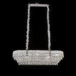 Люстра овальная с каскадом из прозрачного хрусталя Constant Sparks варинант исполнения - 3 | Loft Concept в Твери