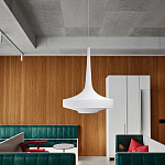 Подвесной вязаный белый светильник «Лампа Марракеша» варинант исполнения - 4 | Loft Concept в Твери