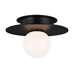 Потолочный светильник с шарообразным плафоном из белого матового стекла Generation Lighting варинант исполнения - 2 | Loft Concept в Твери