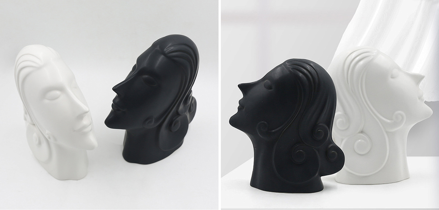 Статуэтка Side Profile Black Statuette Статуэтка Side Profile Black Statuette - Loft-Concept в Твери