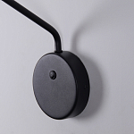 Бра с длинным чёрным металлическим каркасом Bendik Lighting варинант исполнения - 6 | Loft Concept в Твери