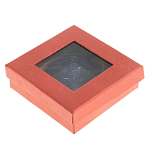 Зеркало карманное круглое двухстороннее из натурального камня Содалит в подарочной упаковке Gold Stone Mirrors варинант исполнения - 4 | Loft Concept в Твери