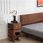 Тумбочка прикроватная с ящиком и дверцей Робот Robot Desk варинант исполнения - 8 | Loft Concept в Твери