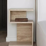 Дизайнерский журнальный стол фигурный с полками Gulip варинант исполнения - 1 | Loft Concept в Твери