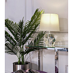 Настольная лампа с кремовым абажуром на граненном основании Crystal Facets варинант исполнения - 1 | Loft Concept в Твери