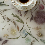 Поднос для ванны из эпоксидной смолы с цветами белая Epoxy Resin Flowers Bath Tray White варинант исполнения - 4 | Loft Concept в Твери