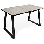 Стол обеденный раздвижной с прямоугольной бежевой столешницей Magali варинант исполнения - 1 | Loft Concept в Твери