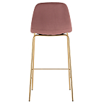 Барный стул на золотистых ножках VENDRAMIN Pink варинант исполнения - 5 | Loft Concept в Твери