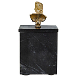 Мраморная шкатулка с бюстом из металла KELLY WEARSTLER варинант исполнения - 4 | Loft Concept в Твери