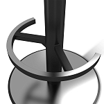 Барный стул вращающийся со спинкой Бежевый Велюр Vendramin Chair варинант исполнения - 5 | Loft Concept в Твери