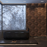 Гипсовая 3D панель с принтографией PM-22 варинант исполнения - 1 | Loft Concept в Твери