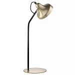 Настольная лампа с плафоном в форме купола в сочетании черного и золотистого цвета Minimalist Execution варинант исполнения - 3 | Loft Concept в Твери