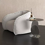 Дизайнерский журнальный стол с основанием из круглых элементов Lirod варинант исполнения - 2 | Loft Concept в Твери