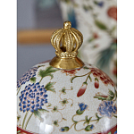 Шкатулка в форме яйца на величественных львах из фарфора с бронзовыми элементами Eden Garden варинант исполнения - 5 | Loft Concept в Твери