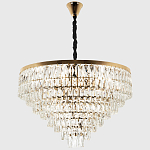 Люстра с прямоугольными хрустальными подвесками Lunet Crystal Rectangulars Chandelier 18 варинант исполнения - 3 | Loft Concept в Твери