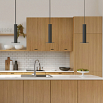 Подвесной светильник светодиодный черный Light Durability варинант исполнения - 1 | Loft Concept в Твери