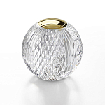 Настольная лампа с прозрачным шарообразным плафоном на цилиндрической подставке Crystal Globule варинант исполнения - 2 | Loft Concept в Твери