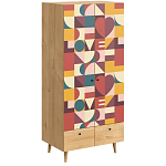 Шкаф с принтом The rebus of love варинант исполнения - 1 | Loft Concept в Твери