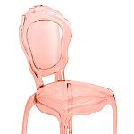 Прозрачный стул розовый LOUIS GHOST CHAIR Pink варинант исполнения - 4 | Loft Concept в Твери