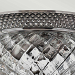 Потолочный светильник с чашеобразным плафоном из толстого волнообразного стекла и широким узорчатым основанием Hinkley варинант исполнения - 8 | Loft Concept в Твери